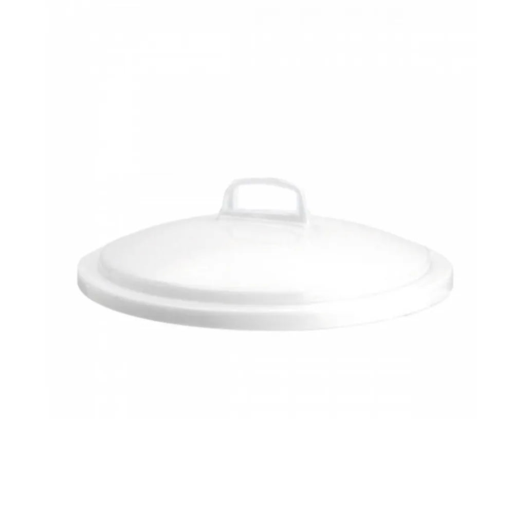 Couvercle avec poignée blanc pour Poubelle alimentaire ronde 75L HACCP | 560x160mm | GILAC