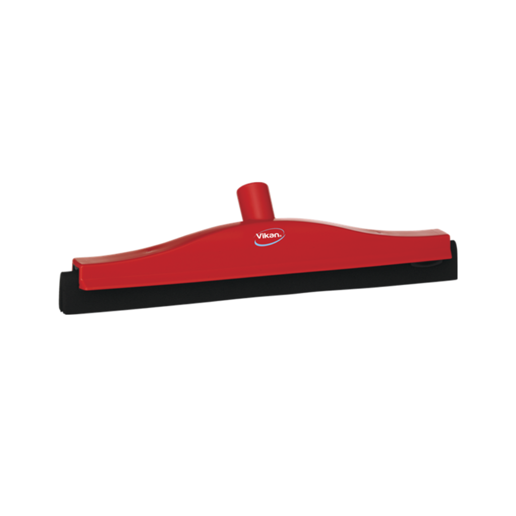  Raclette sol Mousse 400 mm Rouge avec manche aluminium 1310 mm | VIKAN