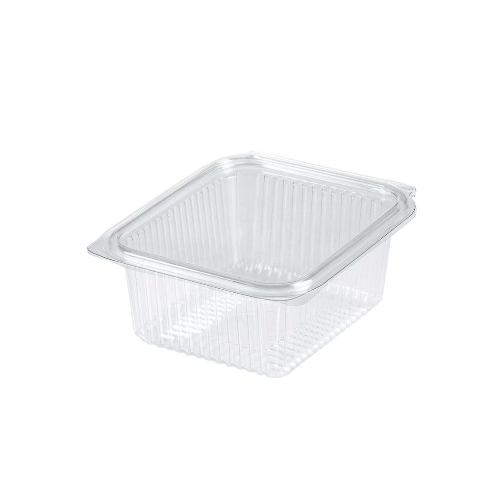  Barquette fraîcheur avec couvercle à charnière 500ml - Lot de 600 pièces | HOTFORM