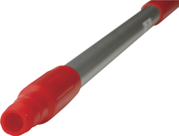  Balai professionnel 410mm bleu ou rouge avec manche aluminium rouge 1310 mm | VIKAN